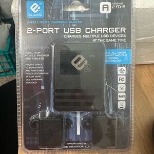 EZ Collection 2-Port USB Charger